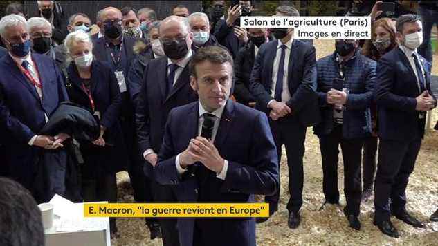 The war in Ukraine “will last” and will have “consequences on the agricultural world”, warns Emmanuel Macron by inaugurating the Agricultural Show