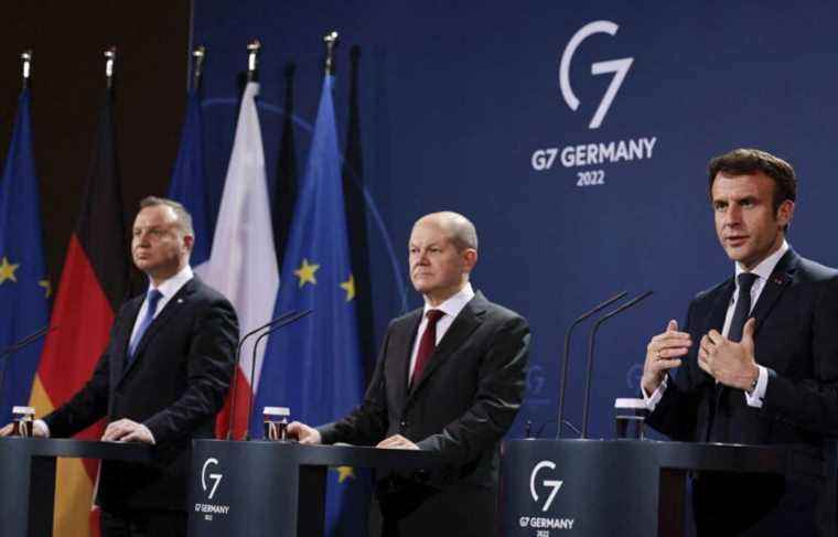 Ukrainian crisis: France, Germany and Poland united to avoid a war in Europe