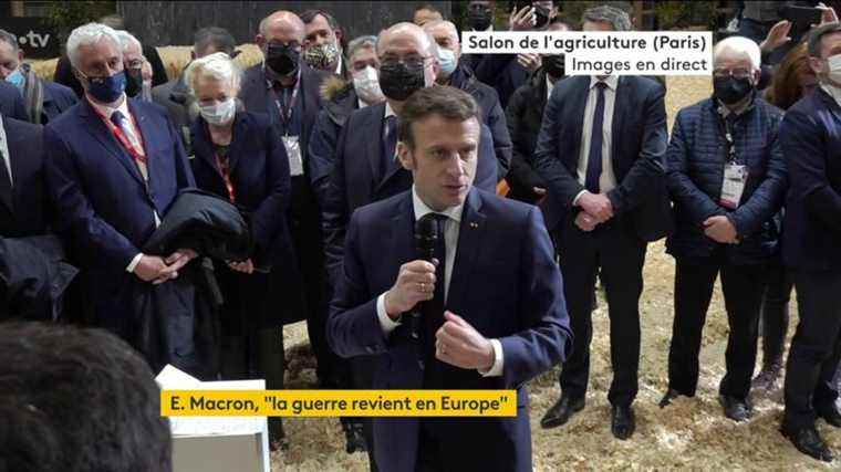 VIDEO.  The war in Ukraine “will last” and will have “consequences on the agricultural world”, warns Emmanuel Macron