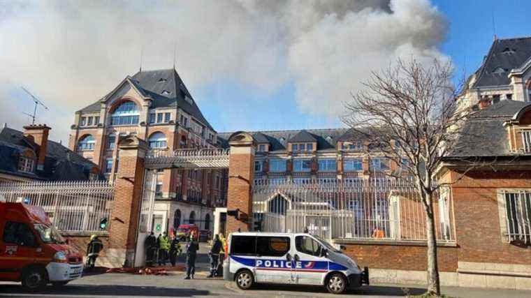 Violent fire at the Banque de France in Chamalières