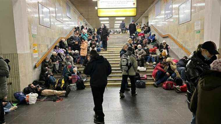 “We are about to spend the night in the subway.”