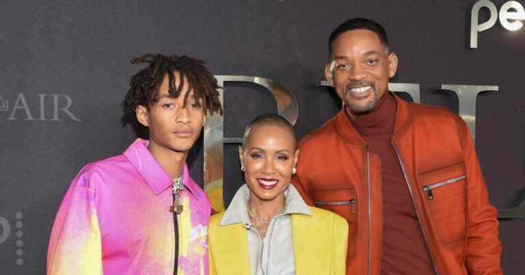 Will Smith in family with Jada Pinkett and Jaden for the remake of the “Prince of Bel-Air”