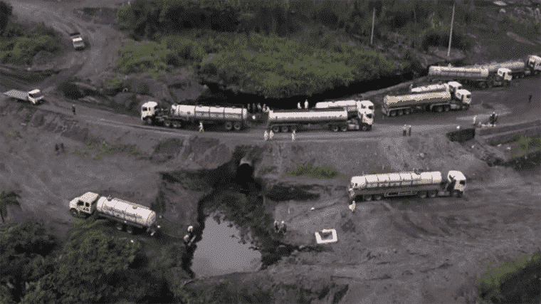 an oil leak occurs in an Amazon rainforest