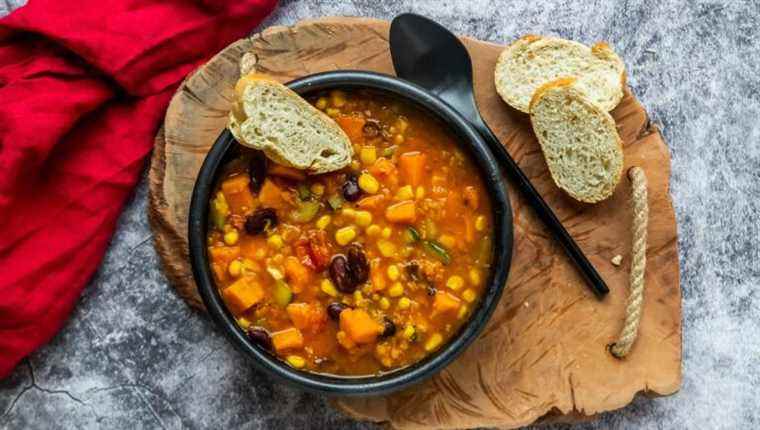 corn beans to eat in winter to warm up