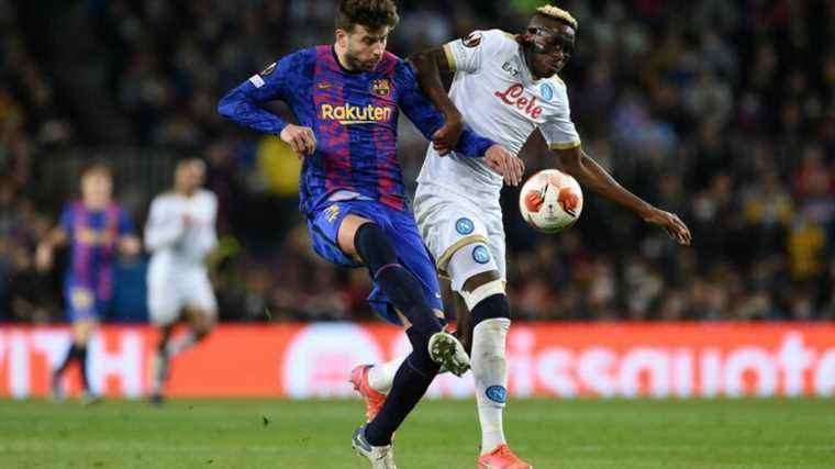 held in check by Napoli, Barcelona have spoiled too much and complicate the task