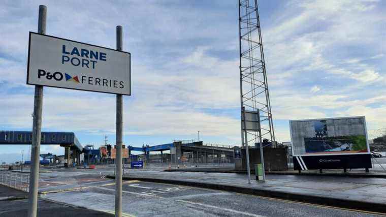 in Northern Ireland, the port of Larne crystallizes tensions around cargo controls