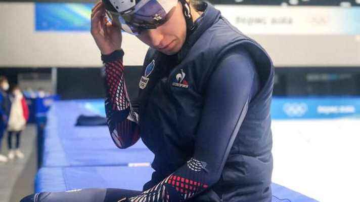 speed skater Tifany Huot-Marchand is “heartbroken”