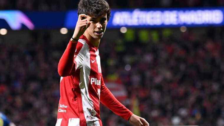 thanks to Joao Felix, the Colchoneros are in the lead at half-time in the round of 16 first leg of the Champions League