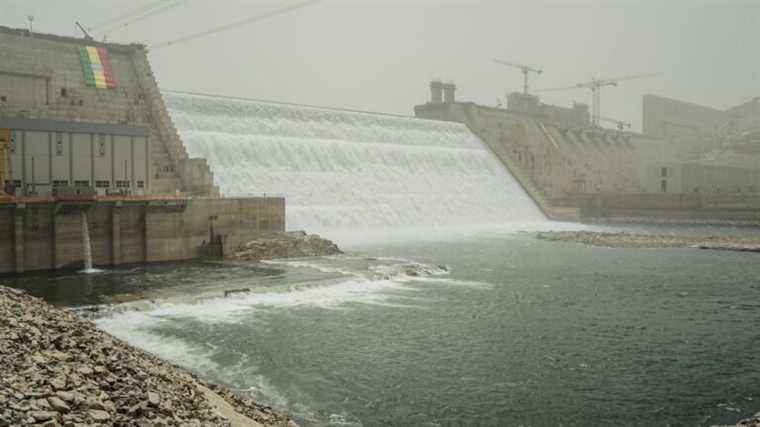 the great dam on the Blue Nile produced its first electricity