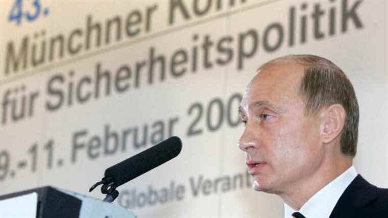 this speech by Vladimir Putin in 2007 which resonates with the current crisis in Ukraine