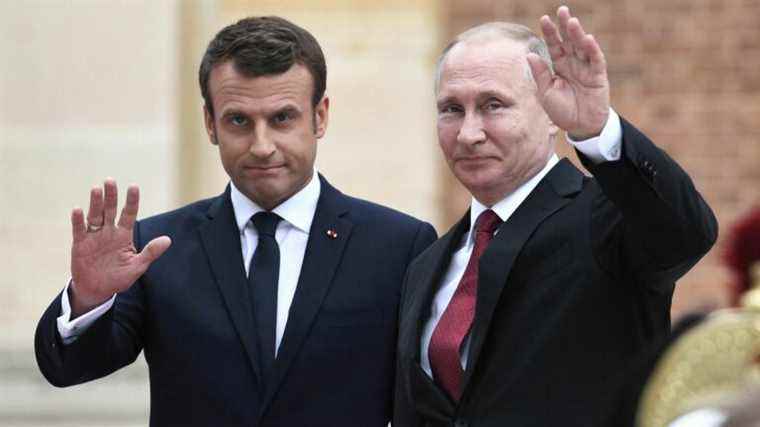 what can Emmanuel Macron get during his one-on-one with Putin?