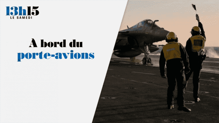 “1:15 p.m. on Saturday”.  On board the aircraft carrier – France 2 – March 26, 2022