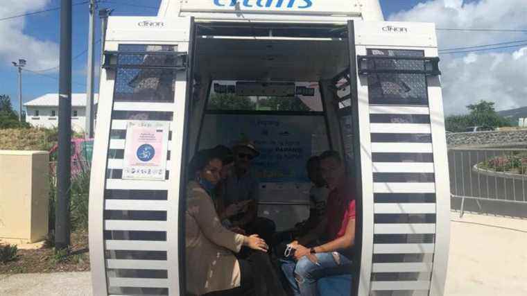 A new cable car in Saint-Denis de La Réunion