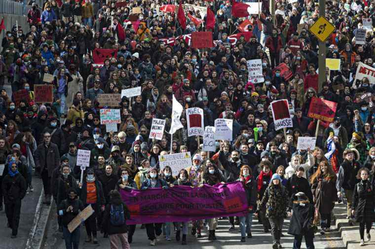 About 2,000 students demonstrate for free education