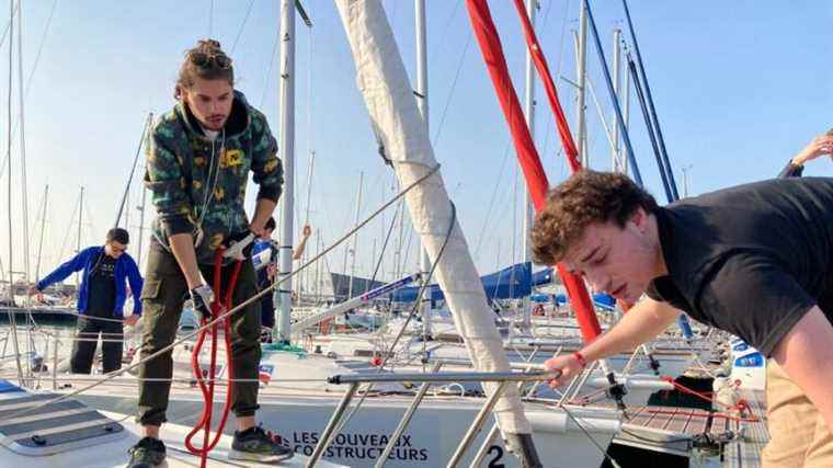 About forty boats are taking part in the “Les Voiles Étudiants du Havre” regatta this weekend