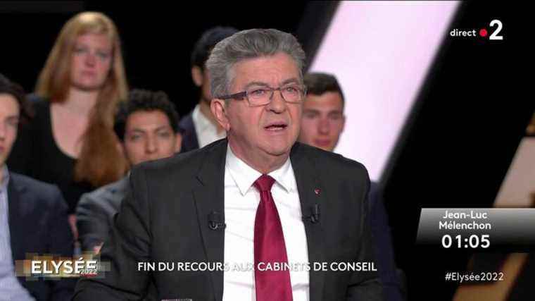 Asked about the McKinsey controversy, Jean-Luc Mélenchon assures that he will end the contracts of consulting firms