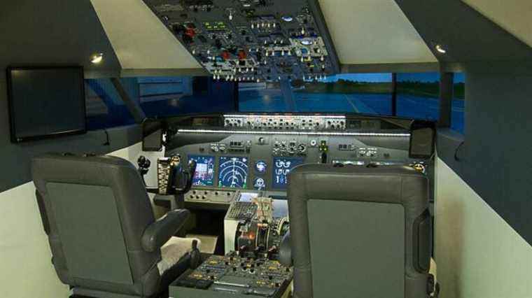 Become an airline pilot on board an Airbus A320 thanks to the Virtual Flight simulator in Châtenois in Alsace …