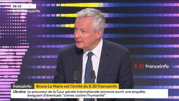 economic sanctions against Russia, withdrawal of Total, gas prices … Bruno Le Maire’s 8:30 am franceinfo