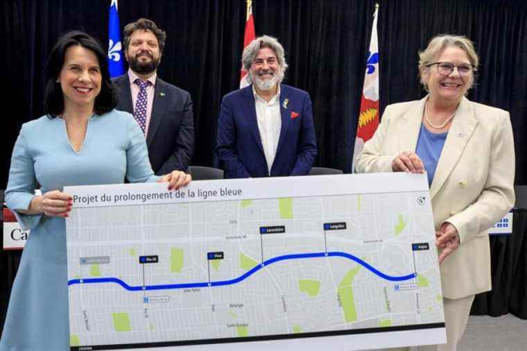 Budget of 6.4 billion |  The extension of the blue line will materialize, promises Quebec