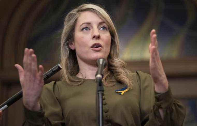 Canada will increase pressure on Russia, assures Mélanie Joly