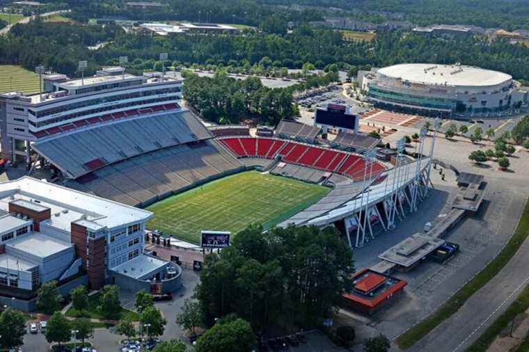 Carter-Finley Stadium in Raleigh |  Capitals and Hurricanes will play away in 2023