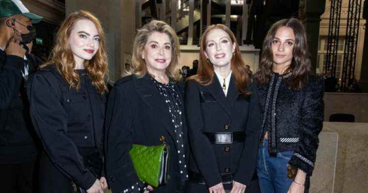 Catherine Deneuve: Fashionista well surrounded with her daughter Chiara Mastroianni and Leïla Bekhti