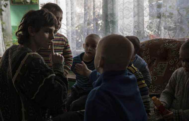 Children left behind by the war in Ukraine