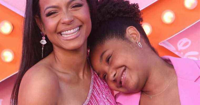 Crisp Christina Milian in a little dress: mother-daughter outing with Violet, to applaud Olivia Rodrigo