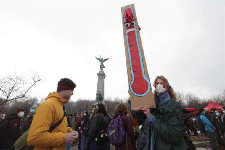 Demonstration against “climate inaction” in Montreal