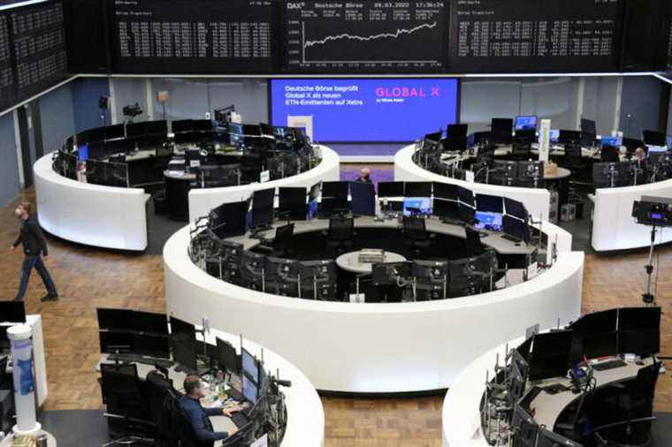 European stock markets down sharply