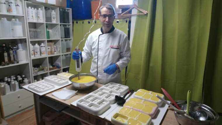 Fabrice BALLAND, master soap maker in Migliacciaru, Sapone Nustrale