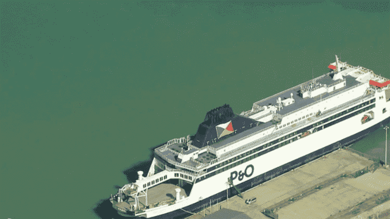 Ferry: the P&O company lays off 800 sailors in a video