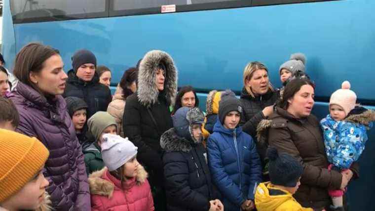 Forty-four Ukrainian refugees arrived this Sunday morning in Vendée