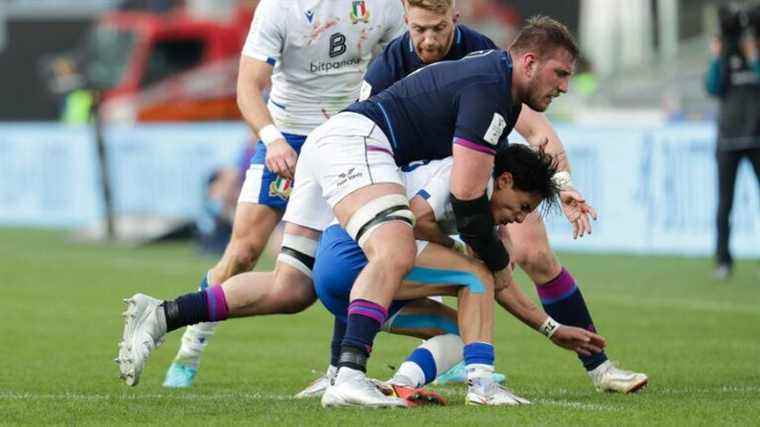 Grenoble’s Ange Capuozzo scores twice for his first selection with Italy