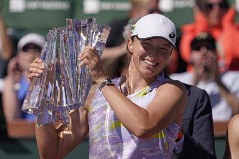 Iga Swiatek wins the Indian Wells tournament