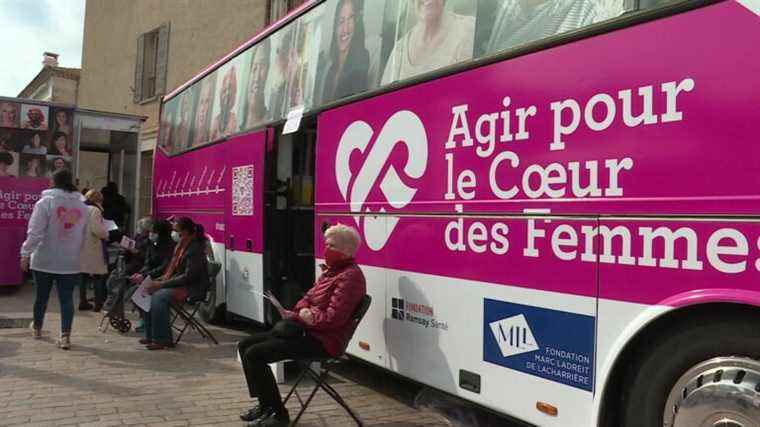 In Cannes, free cardiovascular check-ups for women on board the “Bus du Coeur”