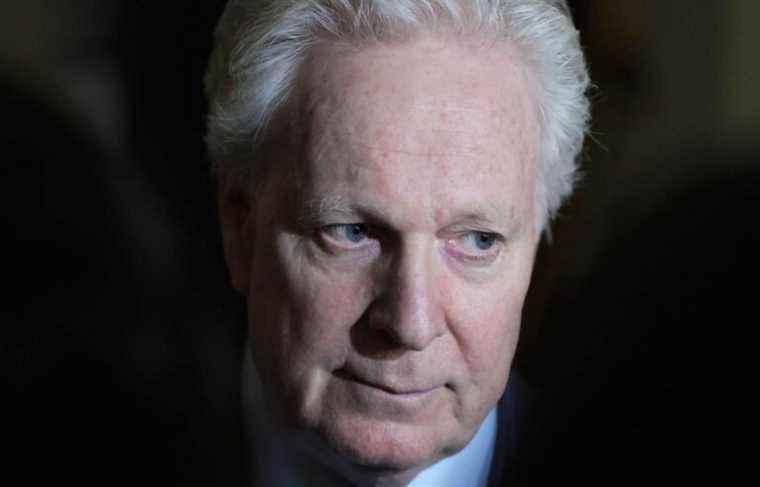 Jean Charest enters the race for the leadership of the Conservative Party of Canada