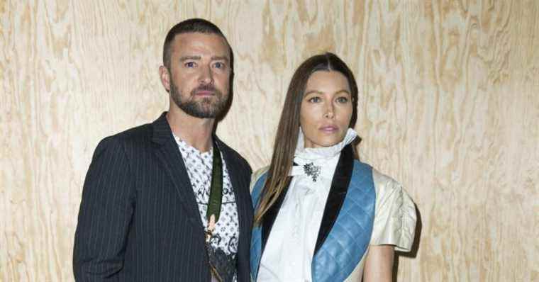 Justin Timberlake in an unlikely look for his wife Jessica Biel’s 40th birthday