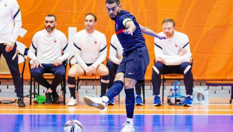 Kevin Ramirez, captain of the French futsal team