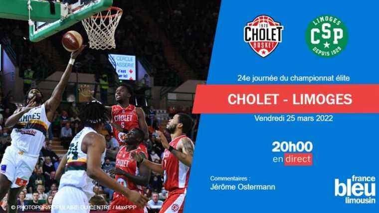 LIVE – Basket ELITE J24: experience the Limoges CSP match in Cholet