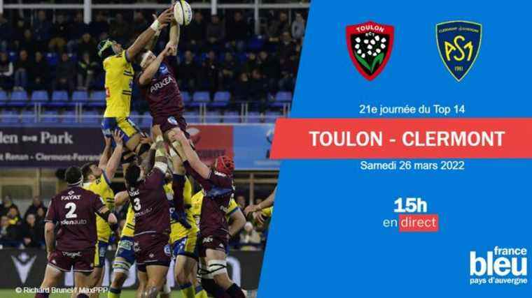 LIVE – Top 14: follow the ASM Clermont match in Toulon