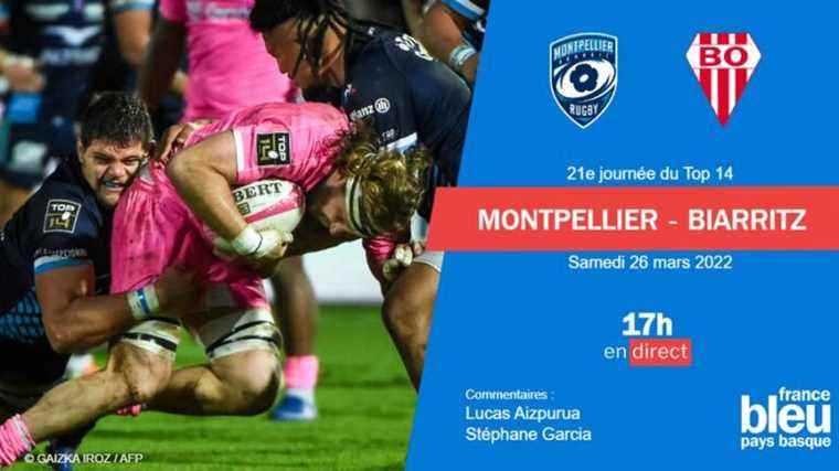 LIVE – Top 14: follow the Montpellier-Biarritz match on France Bleu Pays Basque