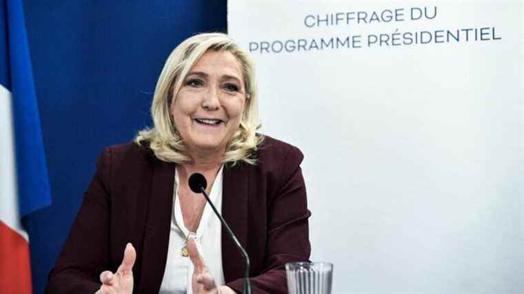 Marine Le Pen defends a “credible” and financially “balanced” project