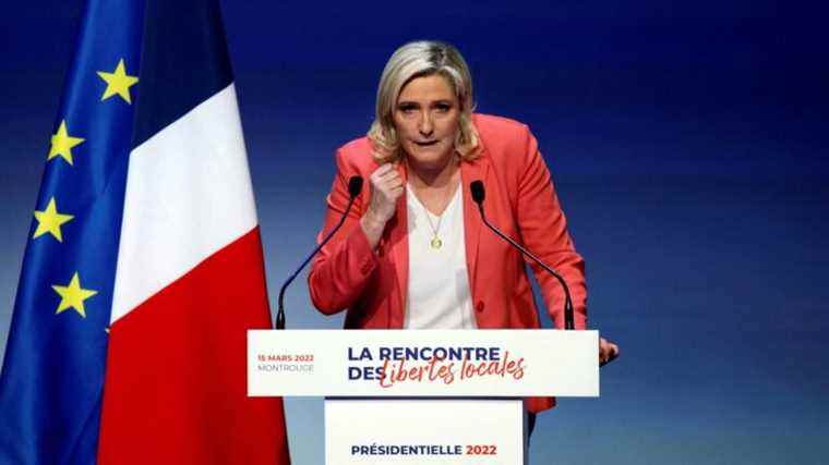 Marine Le Pen is widening the gap on her pursuers, according to our daily survey