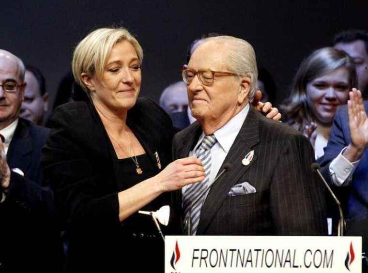 Marine Le Pen knocks out her father Jean-Marie Le Pen!