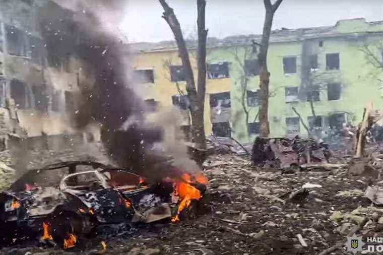 Mariupol hospital bombed |  A “staging”, retorts Russia