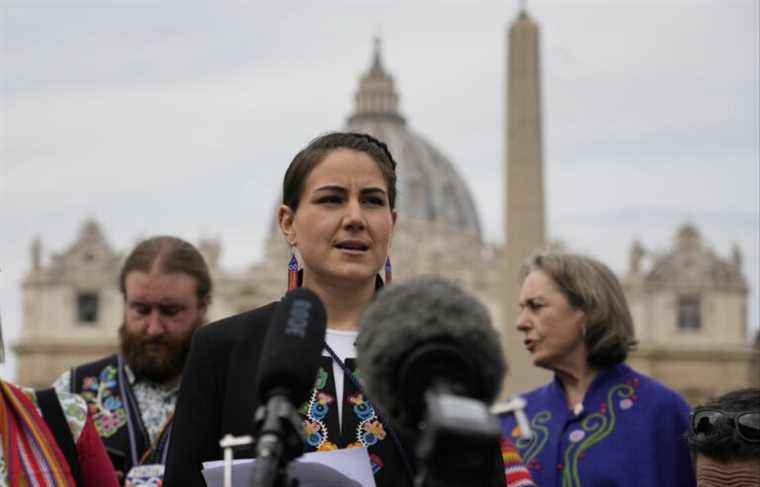 Meeting of Indigenous Canadians with Pope Francis at the Vatican