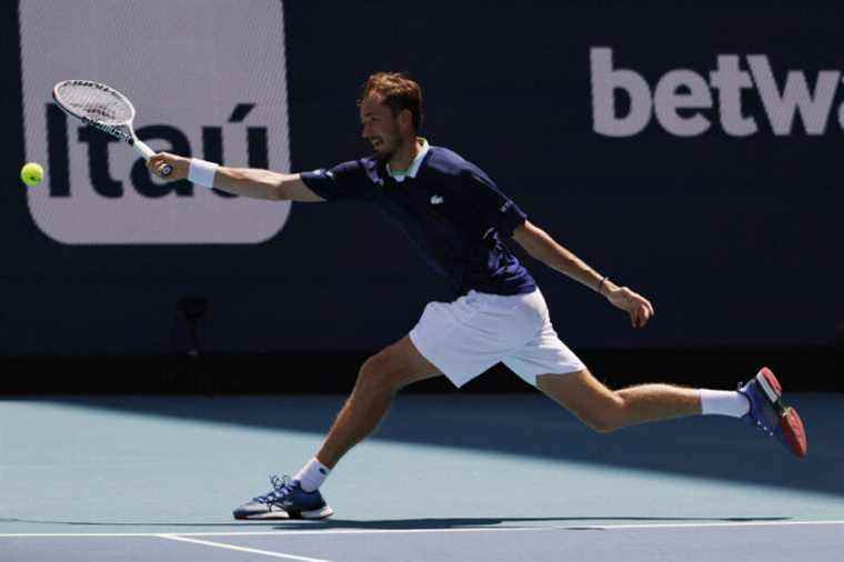 Miami Tournament |  Medvedev in 8th without forcing