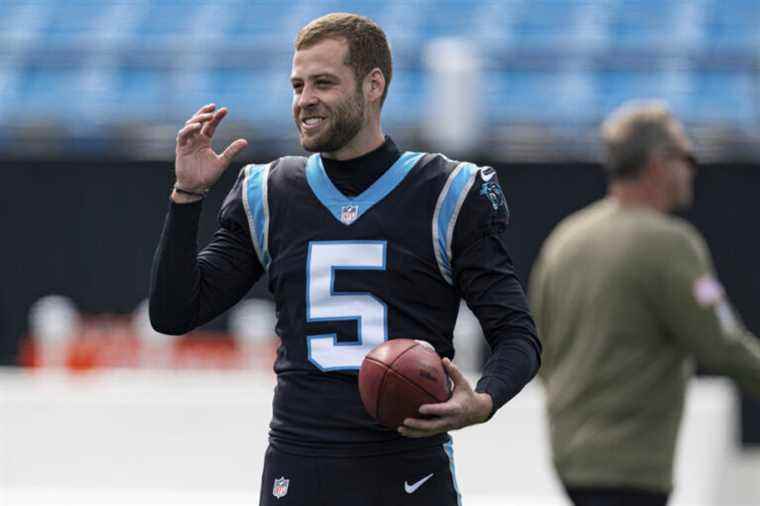 NFL |  Kicker Zane Gonzalez remains with the Panthers