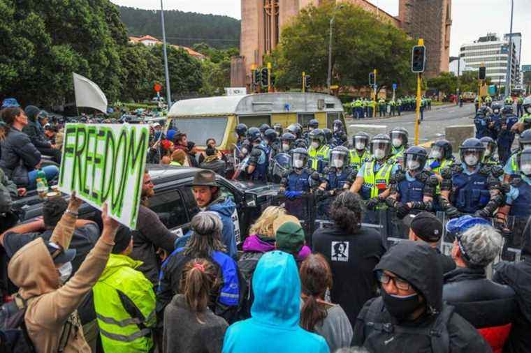 New Zealand |  The police try to evacuate the camp against sanitary measures